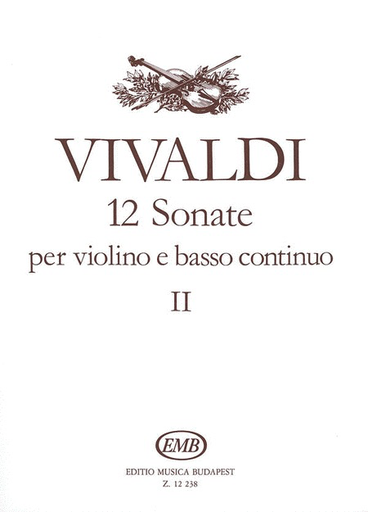 Vivaldi, A.: 12 Sonate - Volume II (violin, and piano)