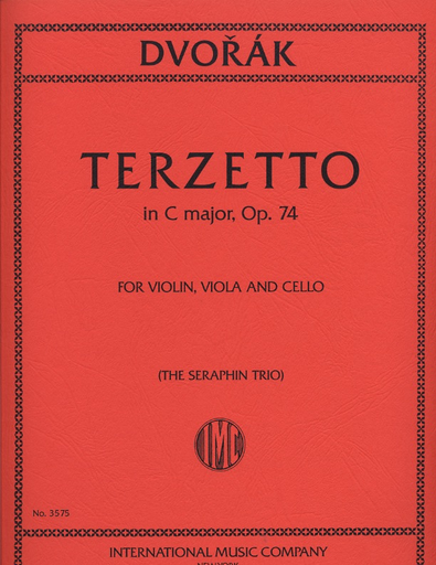 Dvorak, Antonin (Seraphin Trio): Terzetto Op.74 (violin, viola, cello)