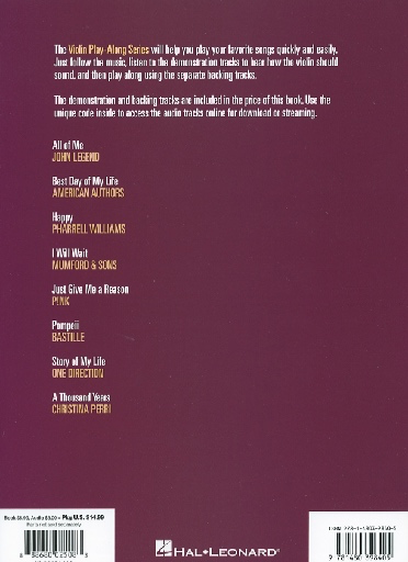 Chart Hits for Beginners (Violin Play-Along)