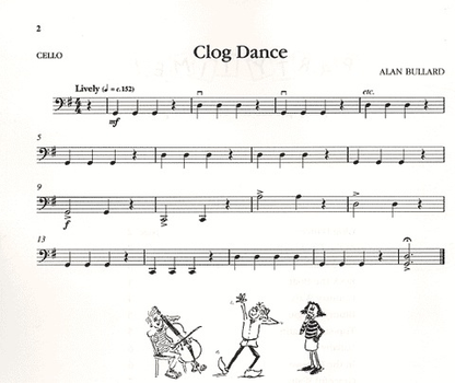 Bullard, Alan: Party Time! 17 party pieces for cello & piano