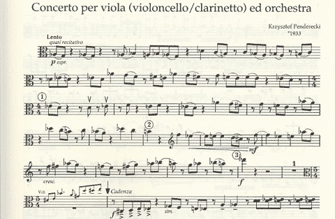 Penderecki, K.: Tanz (viola)