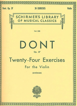Dont, Jacob (Svecenski): 24 Excercises for the violin, Op.35 (vol. 328)