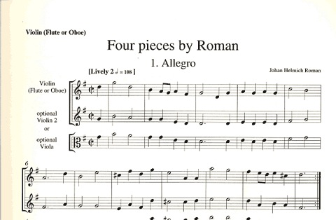 Barlow, J.: Tune up the Fiddle-16 Pieces from 18th C.Sweden (violin, Piano, Cello)