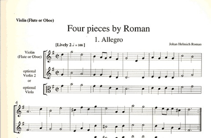 Barlow, J.: Tune up the Fiddle-16 Pieces from 18th C.Sweden (violin, Piano, Cello)