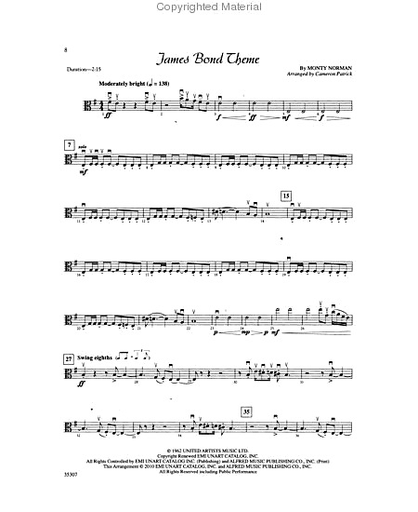 Patrick: Movie String Quartets (viola)
