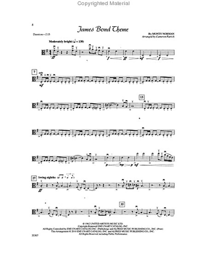Patrick: Movie String Quartets (viola)