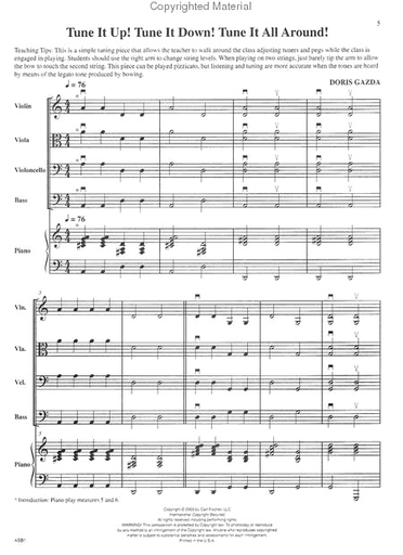 Gazda, Doris: String Town Tunes (score & Teachers' Guide)