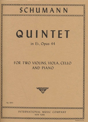 Schumann, Robert: Piano Quintet in Eb Op.44 (piano, 2 violins, viola, cello)