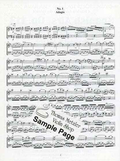 de Beriot, Charles-Auguste (Lish): Spanish Airs, Op. 113 (violin & cello, score & parts)