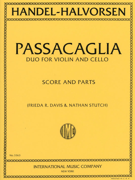 Handel-Halvorsen: Passacaglia for string ensembles without piano