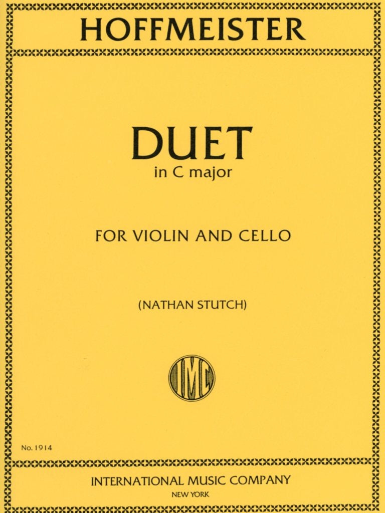 Hoffmeister: Duet in C Major (Violin & Cello) IMC