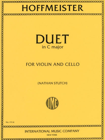 Hoffmeister: Duet in C Major (Violin & Cello) IMC
