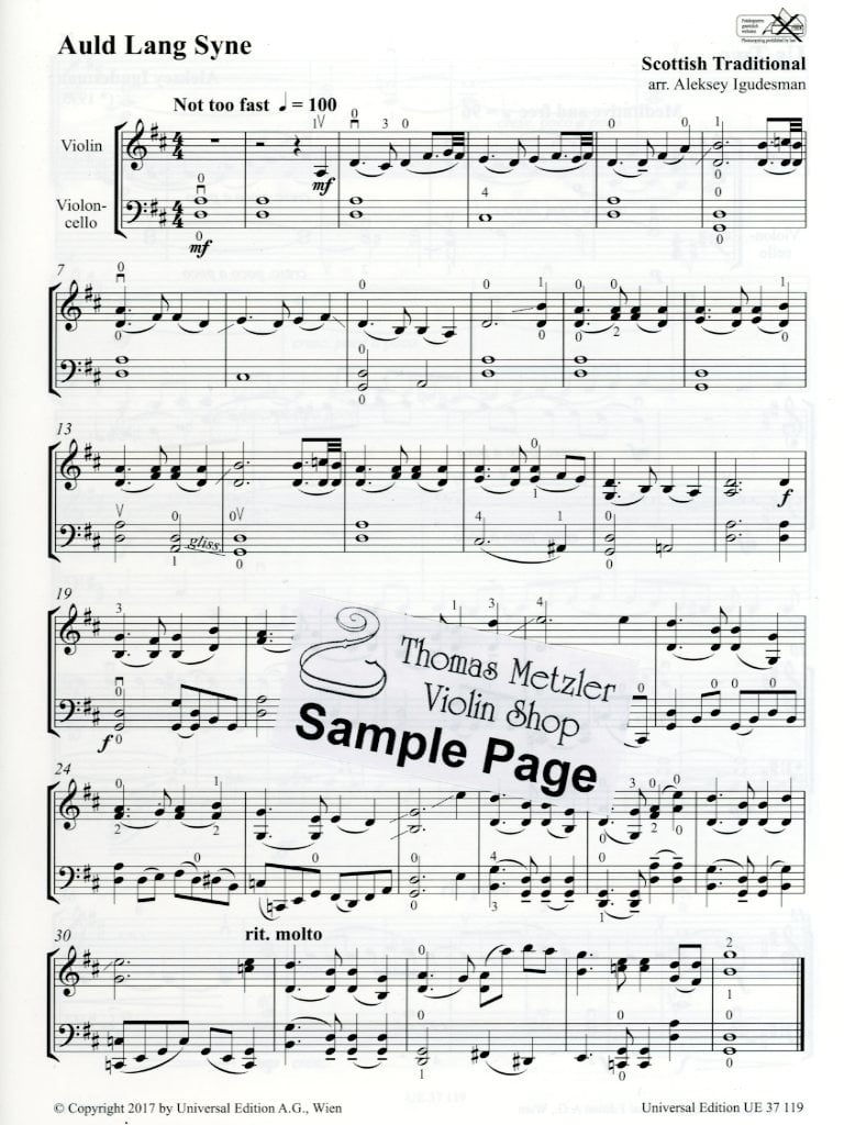 Igudesman: Violin & Cello & more, Ten Duets (violin, cello) UE