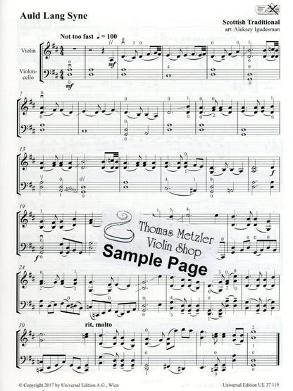 Igudesman: Violin & Cello & more, Ten Duets (violin, cello) UE