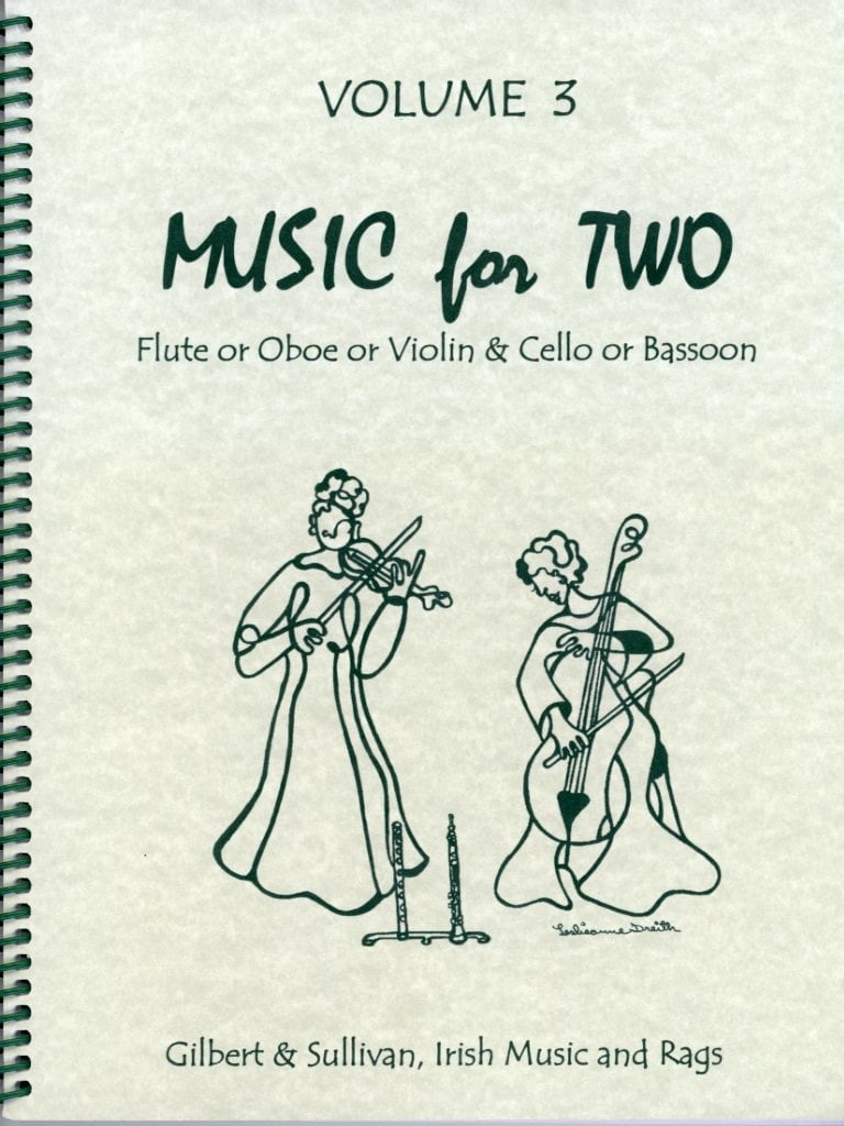 Kelley: Music for Two, Vol.3 - Gilbert & Sullivan, Irish Music, & Rags (violin & cello)