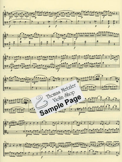 Mozart, W.A. (Berke): Duets for Violin and Viola, KV423 & 424 - URTEXT (violin & viola) Barenreiter