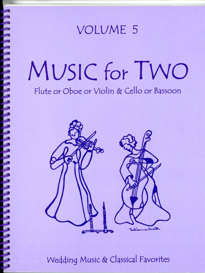 Kelley: (collection) Music for Two, Vol. 5 (violin/flute/oboe & cello/bassoon) Last Resort