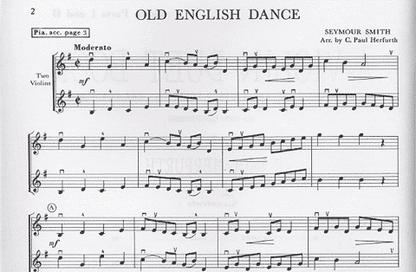 Herfurth, C.P.: A Violin Duet Book (2 violins & piano)