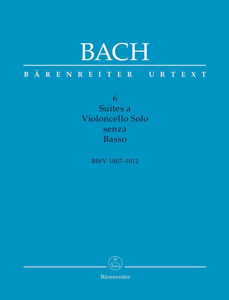 Bach, J.S. (Woodfull-Harris / Schwemer): 6 Suites for Cello Solo, BWV1007-1012, scholarly edition (cello) Barenreiter