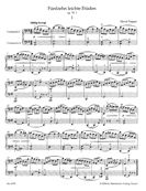 Popper (Rummel): Fifteen (15) Easy Melodic-Harmonic Etudes w/ Cello 2 ad.lib. - 10 Grand Etudes, Op.76 (2 cellos) Barenreiter