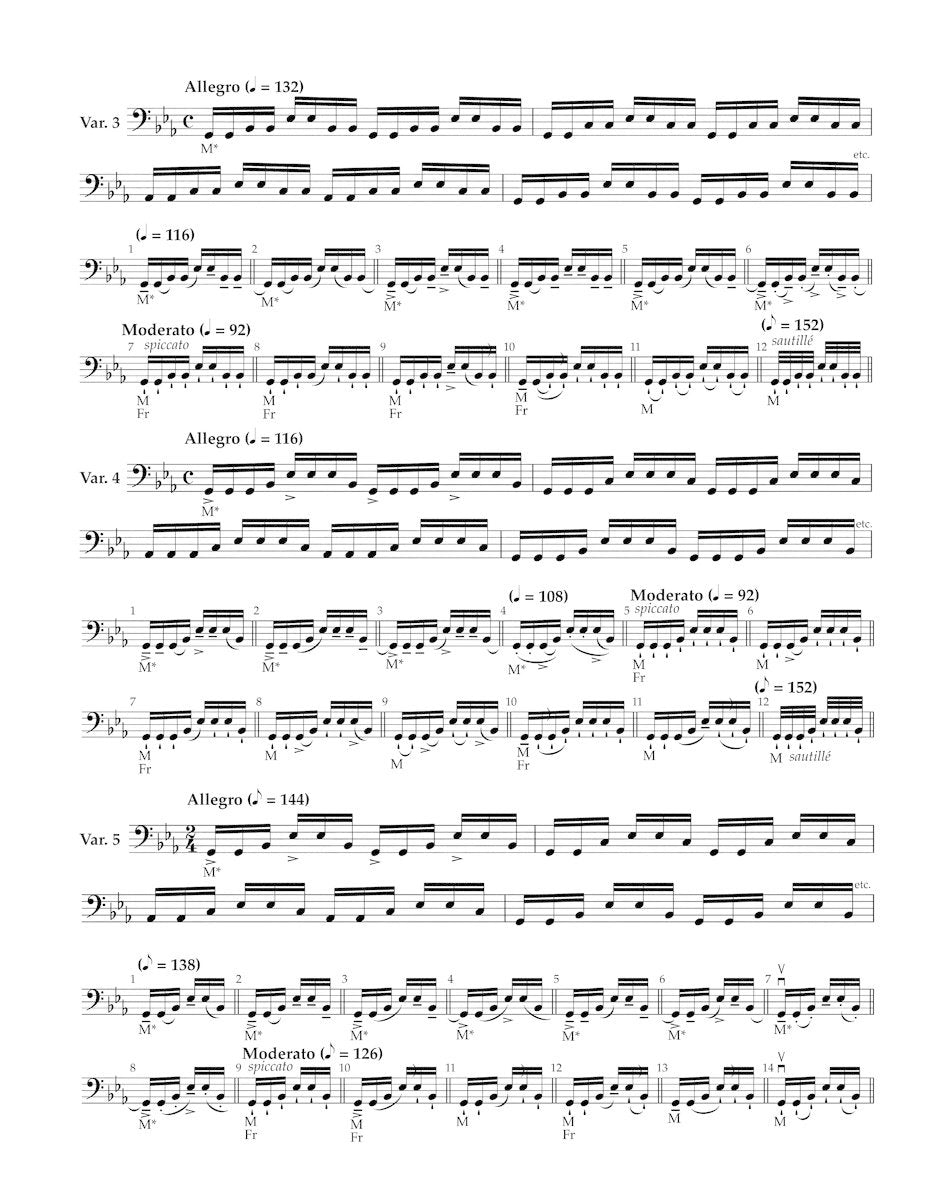 Sevcik: School of Bowing Technique for Violoncello, Op.2, Book 2, Section 3 and 4 (cello) Barenreiter