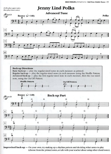 Dabczynski: Basic Fiddlers Philharmonic, Old-Time Fiddle Tunes (cello & bass)