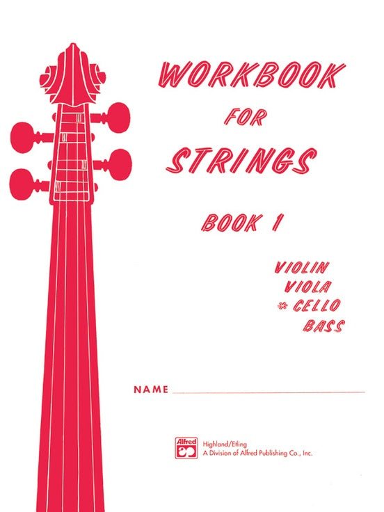 Etling, F.R.: Workbook for Strings, Bk.1 (cello)