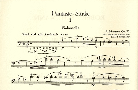 Schumann, R.: Fantasiestucke Op.73, Adagio and Allegro Op.70, Stucke im Volkston Op.102 (cello, and piano)