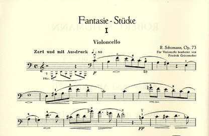 Schumann, R.: Fantasiestucke Op.73, Adagio and Allegro Op.70, Stucke im Volkston Op.102 (cello, and piano)