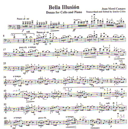 Tavares, Manuel and Campos, Juan (Colon): Two Puerto Rican Dances (Cello & Piano)