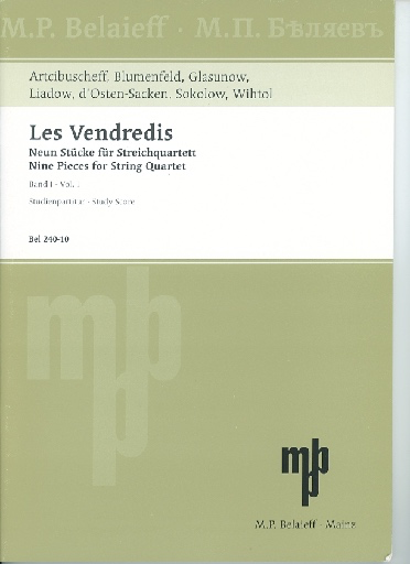 Les Vendredis: SCORE String Quartet Collection, VOl. 1