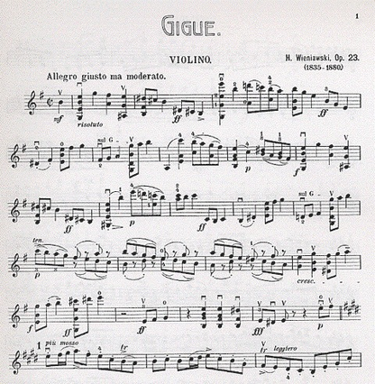 Wieniawski, Henri (Marteau): Gigue Op.23 & Kuyawiak (violin & piano)