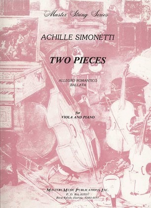 Simonetti, Achille: Allegro Romantico & Ballata (viola & piano)