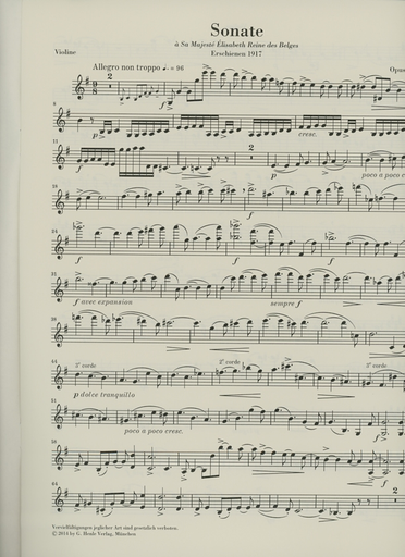 Faure, G. (Schliephake/Kolb/Rog.): Sonata No. 2 in E Minor, Op. 108, urtext (violin and piano)