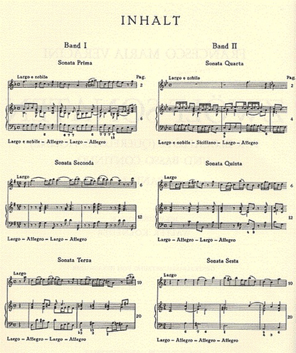 Veracini, F.M.: 3 Sonatas Vol.1 (violin, piano, cello)