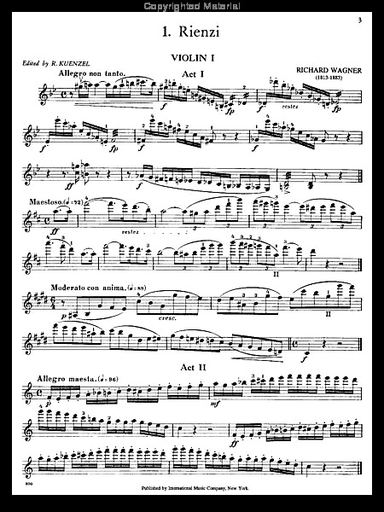 Wagner, Richard: Orchestral Excerpts from Operas & Concerto Works Vol.1 (violin)