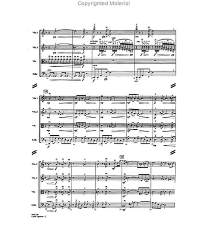 Lennon and McCartney: Come Together-Pops for String Quartet (score and parts)