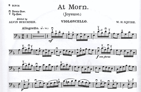 Squire: At Morn; Joyeuse (cello & piano) FISCHER