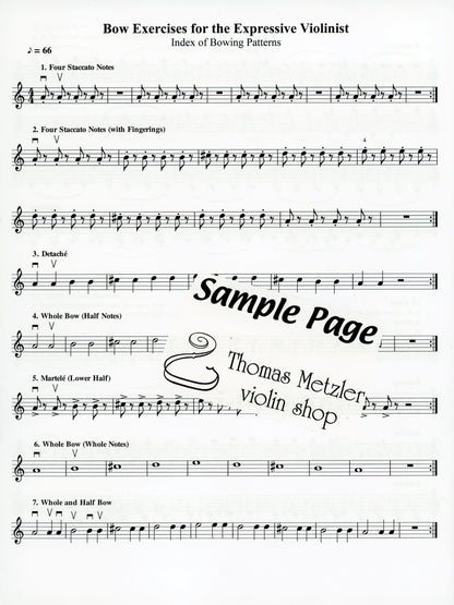 France, David:  Bow Exercises for the Expressive Violinist Part 2 (violin) Craddock Road