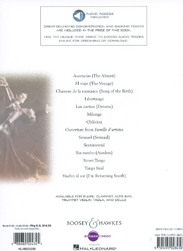 Piazzolla, Astor: Piazzolla Tangos (14 Solo Arrangements), with web access included (cello and web access)