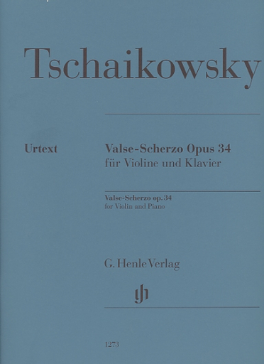 Tchaikovsky, P.I. (Komarov): Valse-Scherzo, Op.34 - URTEXT (violin, and piano)